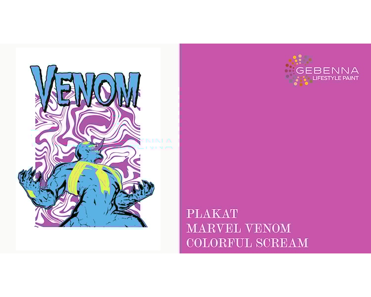 Plakat Marvel Venom Colorful Scream